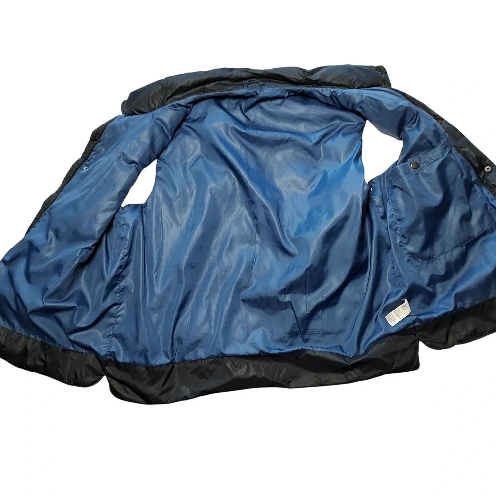 American Eagle Men's Black Puffer Vest‎ Quilted Insulated Pockets